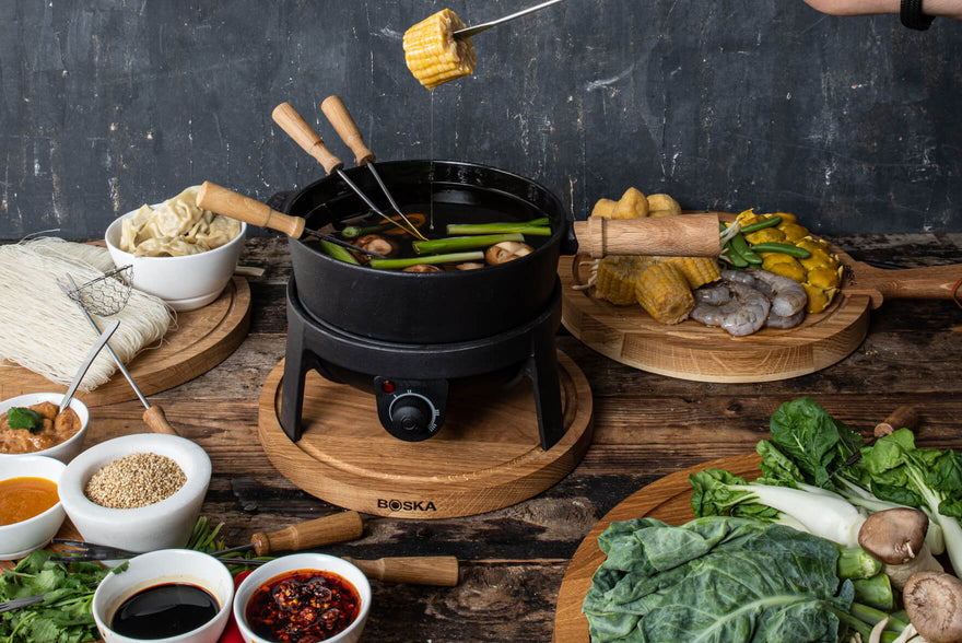 Bouillonfondue/hotpot (elektrische fondueset)