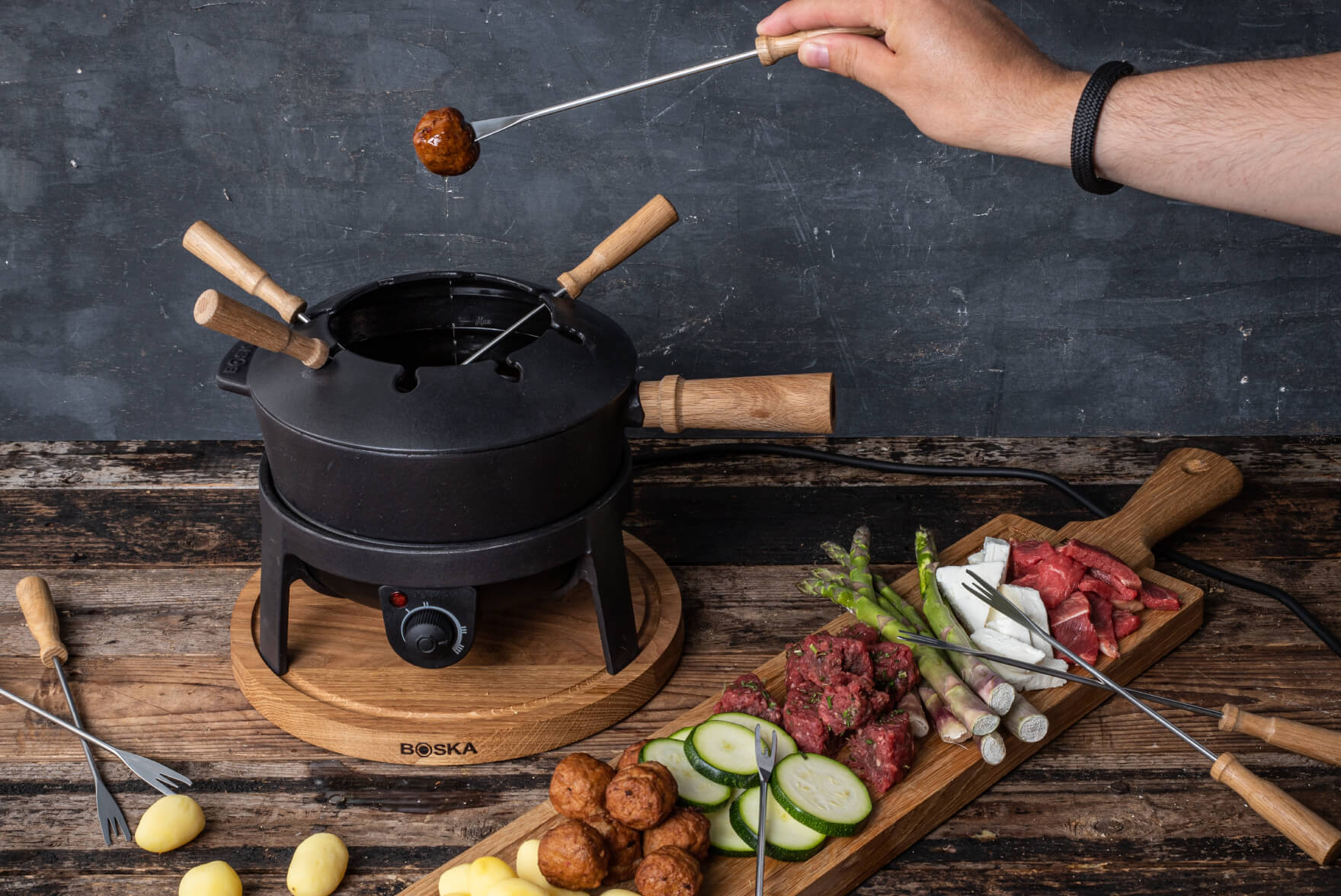 Oliefondue/vleesfondue recept BOSKA Food Tools