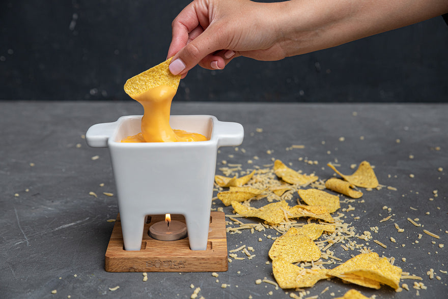 Kaasfondue nacho cheese dip