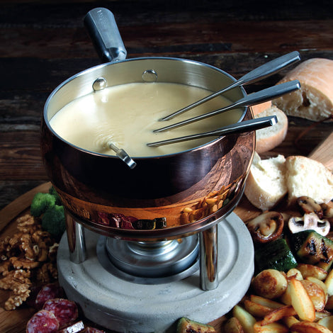 Pittige Boerenkaasfondue