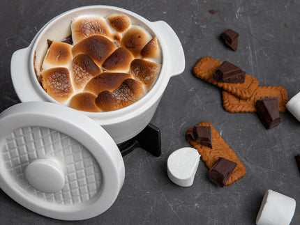 S'mores dip – warme chocolade en marshmallow