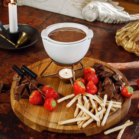 Smaakvolle chocolade fondue