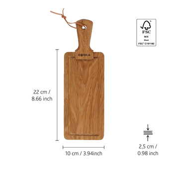 320092 BOSKA Serveerplank Friends S - 22 cm