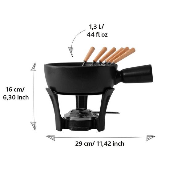 Fondueset Nero - 1,3 L